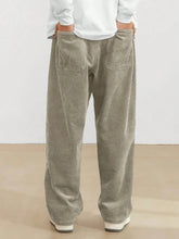 Camel Korean Casual Regular Fit Corduroy Trouser